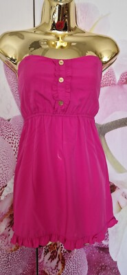 SCHÖNES URLAUB STRAND PARTY FUCHSIA DAMEN TOP BLUSE GR 10 M EUR 38