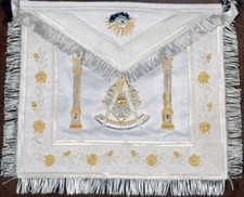 Deluxe Silver  Gold Past Master Apron PM800 