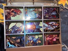 marvel masterpieces, multiple colors, baseball card size, very good condition. 