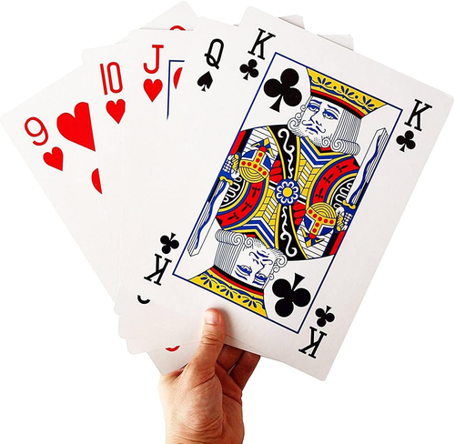 Jumbo Playing Cards, Super Big Giant Game Theme Full Deck Huge Poker Oversize De