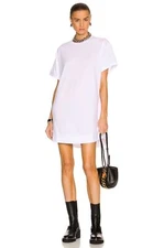 NEW Size S SER.O.YA Jonas T-Shirt Dress in White REVOLVE MSRP $130