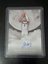 2020-21 Panini Black Jahmius Ramsey 02/15 Rookie Card Auto Silver Parallel