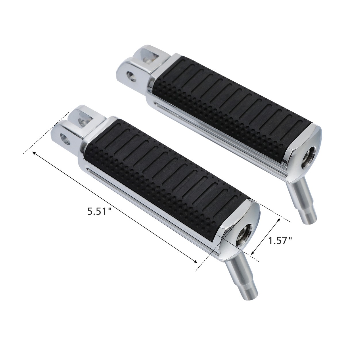 Front Rider Driver Footpegs Fit For Harley Softail Fat Bob
