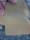 Nos Carmel Camel vinyl auto upholstery fabric 51" x 27" #4
