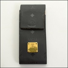 RDC15065 MCM Munchen Black Nylon Visetos Sunglasses Holder Case