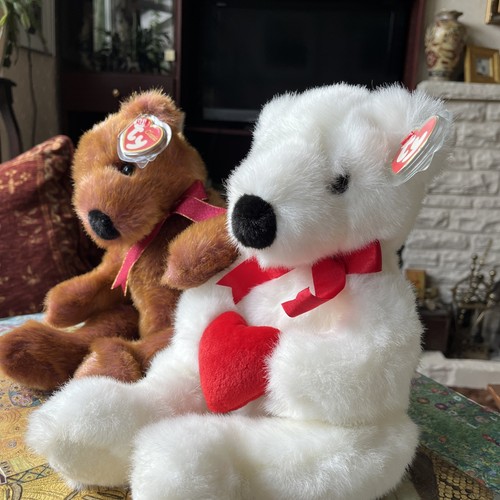 Ty Beanie Buddy Taffybeary & Romeo Bears in Excellent condition Bargain - Picture 7 of 13