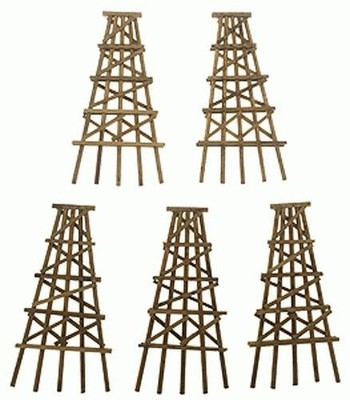 Grand Central Gems TB10 N X-Large Wood Trestle Bents - Assembled