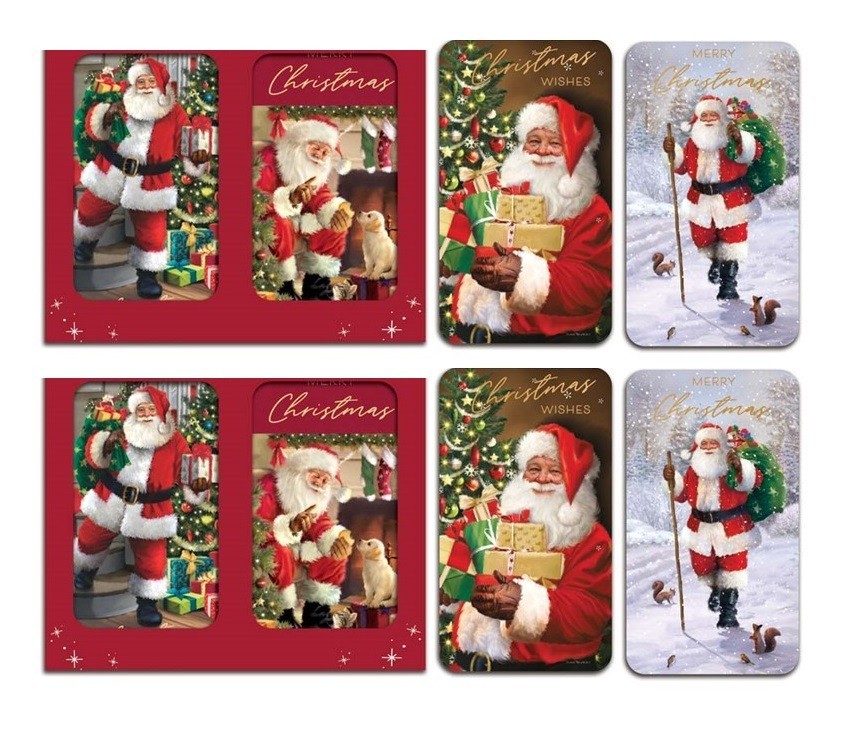 8 Christmas Money Envelopes Gift Card Voucher Wallet Elegant Grown Her Tradition
