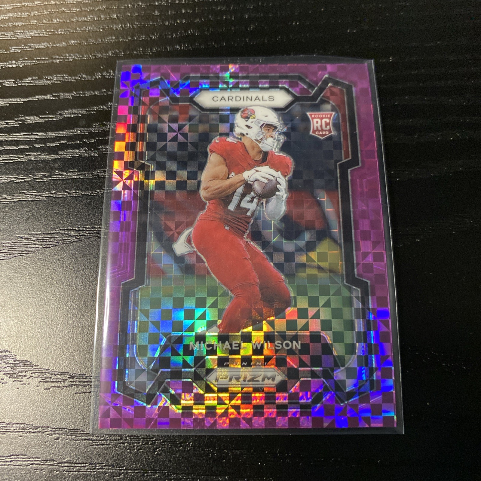 2023 Prizm MICHAEL WILSON Purple Power Prizm /49 #303 Rookie Cardinals SP