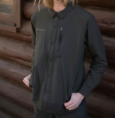 Beringia Lightstream Insulated Shirt - Women's Size Medium In Gray