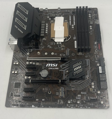 MSI Z390-A PRO LGA 1151 for 9th/8th Intel ATX Motherboard M.2 USB 3.1 DDR4 - Afbeelding 3 van 7
