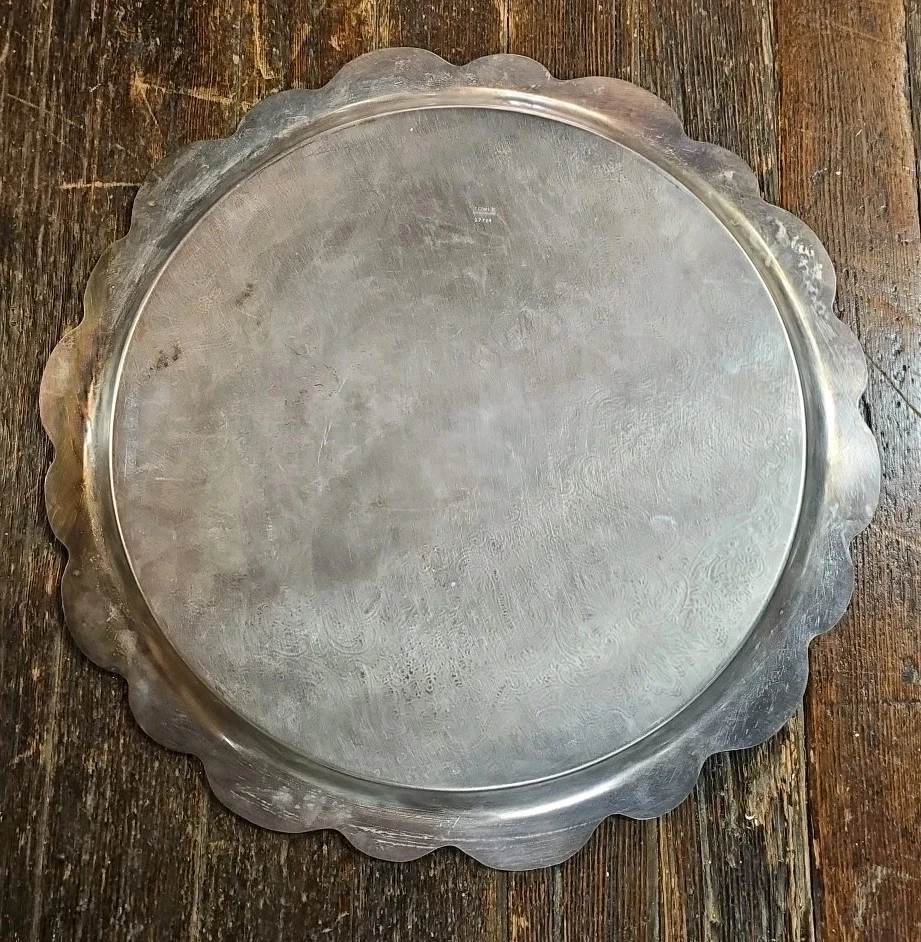 Towle Silver Serving Tray 17724 - 19 Inches Across - Image 2 of 4