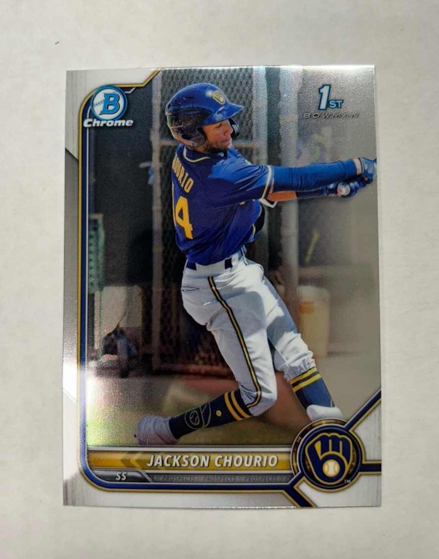 2022 BOWMAN CHROME #BCP-79 JACKSON CHOURIO 1ST BOWMAN