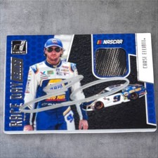 Chase Elliott 2019 DONRUSS RACE USED TIRE RACE DAY RELICS SILVER signed card