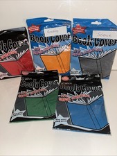 Stretchable Book Cover Lot of 5 Stretchable Fits Up To 8" x 10" And Larger NEW