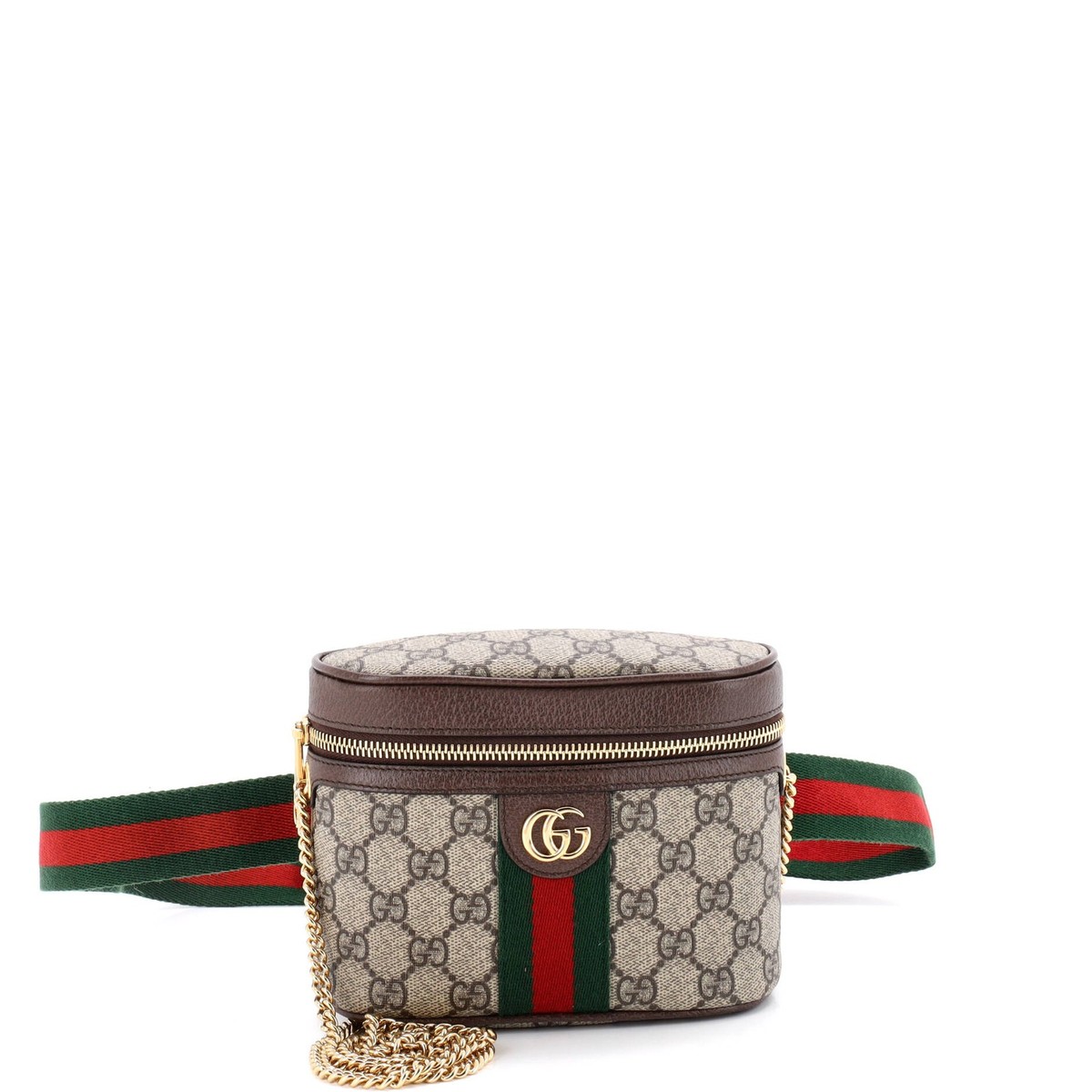 Gucci Ophidia Flap Belt Bag Gg Coated #270349G10B GUCCI GG Supreme Ophidia Medium Monogram Belt Bum Bag  main image 3