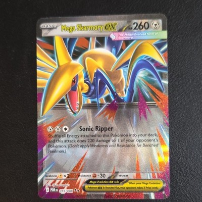 Pokémon Mega Skarmory EX 055/088 Pokémon GO Full Art Holo Eng 260 HP