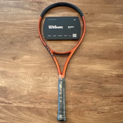 ラケット(硬式用) Wilson Burn 100 v4.0 grip size 2 Wilson Burn 100 S, grip size 4 1/4 (grip 2), 100 sq in. head, 10.6