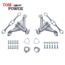 For Small Block Chevy Hugger V8 283 305 327 350 Ceramic Coated Exhaust Headers