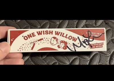 Megan lawless signed One wish Willow Obsession (proof Of Meeting)
