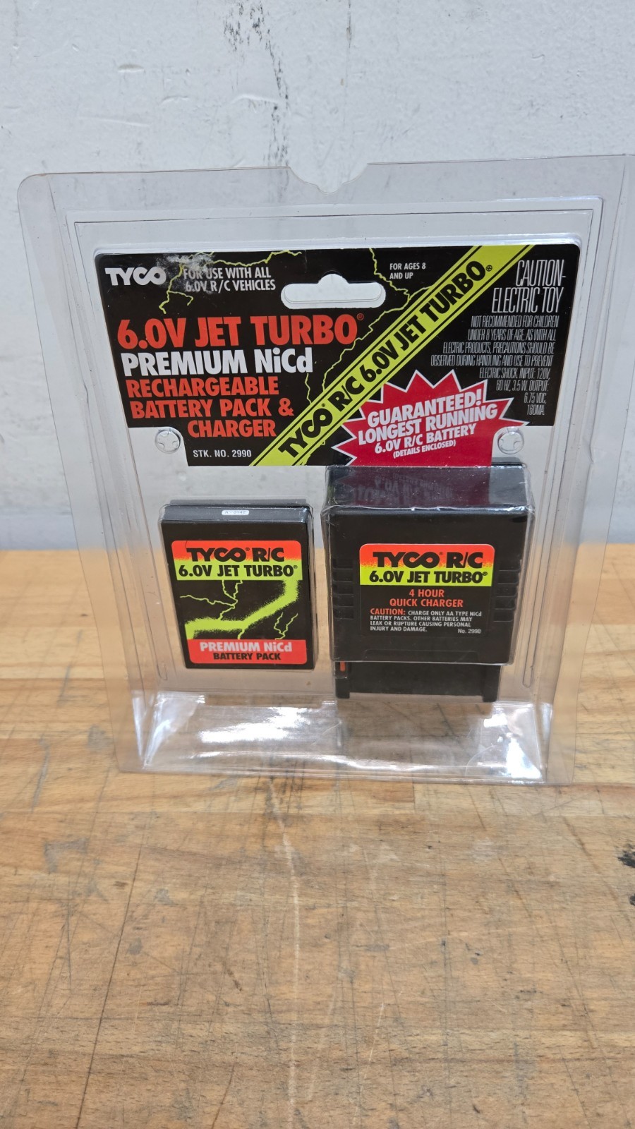 Vintage Tyco R/C 6.0V Jet Turbo Rechargeable Battery Pack an