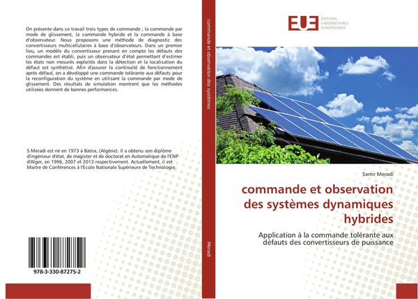 Samir Meradi | Commande Et Observation Des SystèMes Dynamiques Hybrides | Buch-image