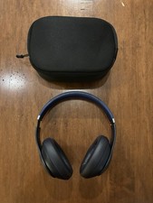 Beats By Dre Studio Pro Wireless Bluetooth Navy Blue  READ DESCRIPTION 