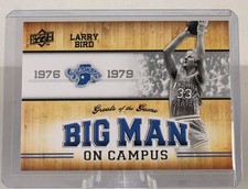 2009-10 Upper Deck Greats of the Game Big Man on Campus Larry Bird HOF