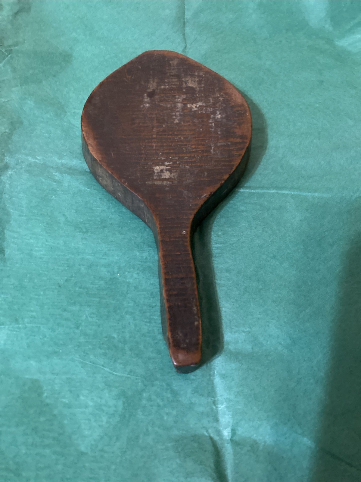 Vintage -Antique Hand Carved Wooden Rice Cake Mold Read Description