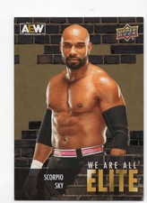 Scorpio Sky 2023 Upper Deck AEW We Are All Elite #AE-34 Pro Wrestling Card