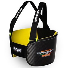 Bengio Carbon Kart Bumper Rippenschutz Schwarz und Gelb Kartfahren Kart