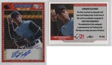 2021 Leaf Pro Set Metal 1989 Red Wave Cristian Hernandez #PA-CH2 Auto