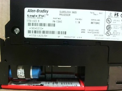 Allen Bradley 1756-L62S/B GuardLogix 5562S Processor with 1756-LSP/B Logix55LSP-