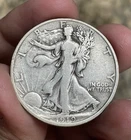 1919-D Walking Liberty Half Dollar Looks VF KEY DATE 1919-D RARE