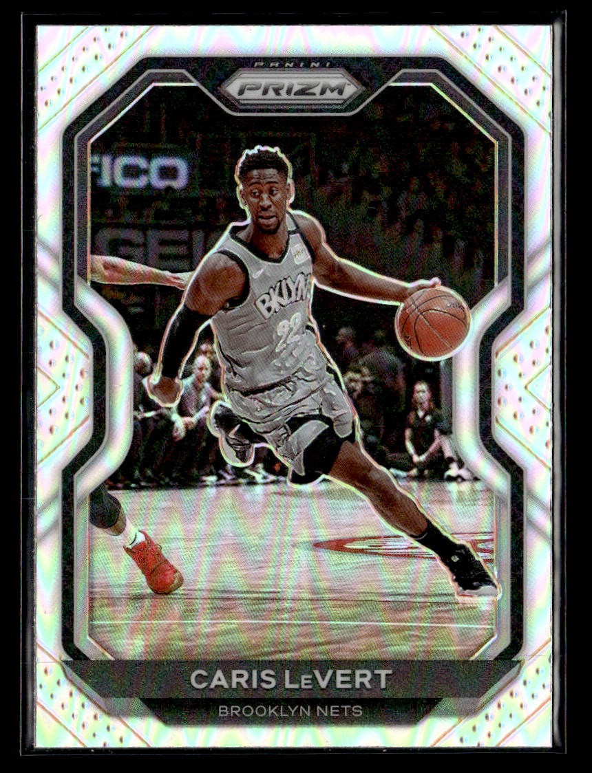 2020-21 Panini Prizm #162 Caris LeVert Silver Prizms Card Brooklyn Nets