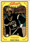 1981 Kellogg's 3-D Super Stars #13 Dave Parker
