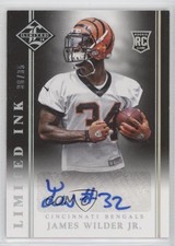 2014 Panini Limited Limited INK Silver /35 James Wilder Jr #LI-JR Auto 0f6