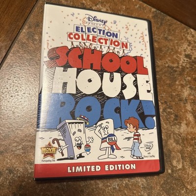 Disney Election Collection School House Rock Limited Edition DVD with map