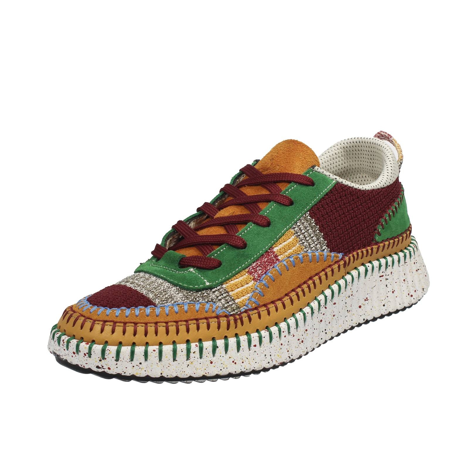 Кроссовки Hello Comfort из разноцветной замши E Tessuto - Taglia 36 Scarpe Donna