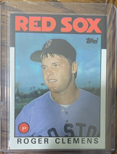 Topps 1986 Roger Clemens #661 Boston Red Sox Baseball MLB Trading Card