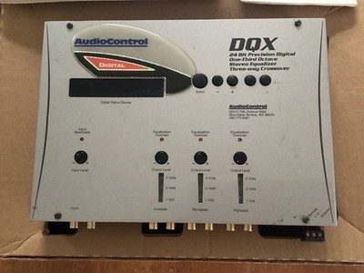 AudioControl DQX Stereo 1/3 Octave Digital Equaliser/Crossover