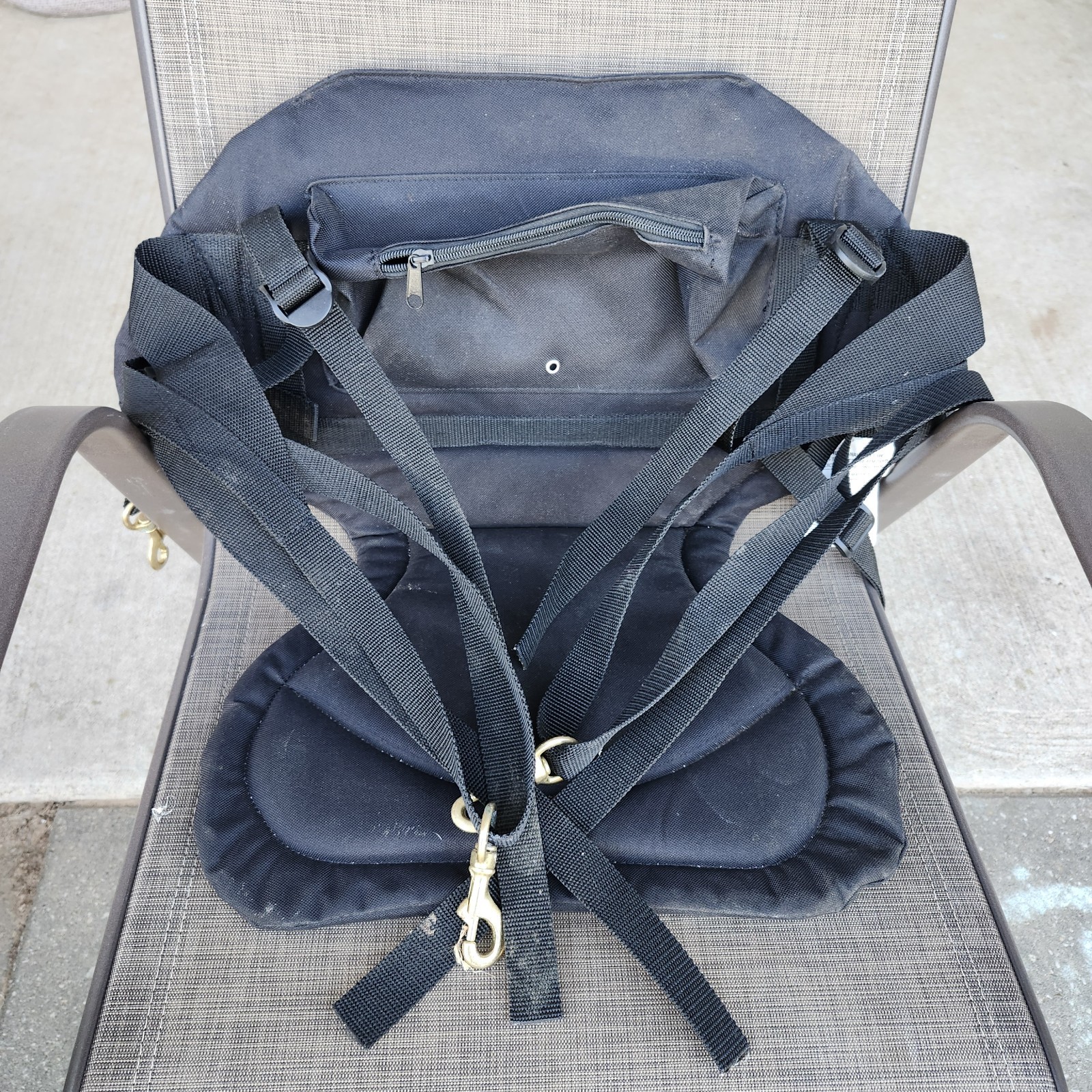 Field & Stream Adjustable Kayak Seat Black Padded Back Support 2017 Beginner