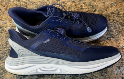 Kizik London Naval Academy Blue Mens Running Sneaker Size 13 Shoes Slip On Comfy