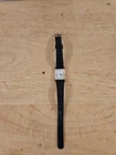 Vintage Womens Seiko SGP 5420-5000 Tank Dress Watch W/ Black Leather Band