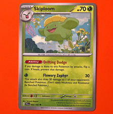 Pokemon TCG Skiploom SV02 Paldea Evolved 002/193 Reverse Holo Uncommon EN