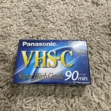 Sealed Panasonic TC-30 VHS-C Super High Grade 90 Min Tape