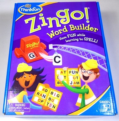 Zingo Word Builder Game - Have Fun While Learning to Spell - Grades K-2