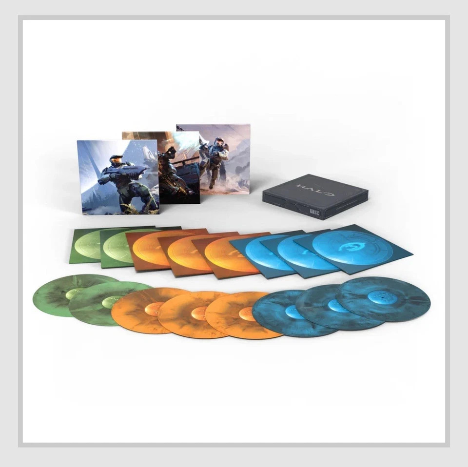 SEALED*Halo Original Trilogy Soundtrack Color vinyl 8xLP Record
