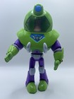 RARE AQUA Buzz Lightyear Talking Toy Story and Beyond Thinkway Figure