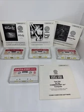 Slinky, Forbidden Forest, Monster Trivia, & Data Pro Cassettes For Commodore 64